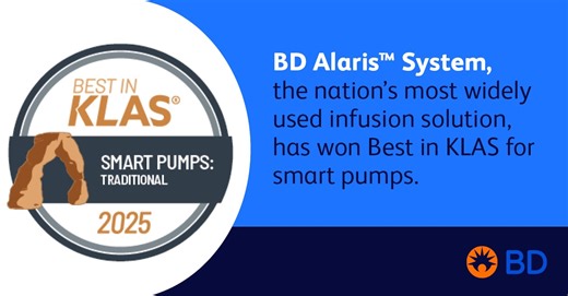 Best in Traditional Smart Pumps: BD Alaris™ Infusion System