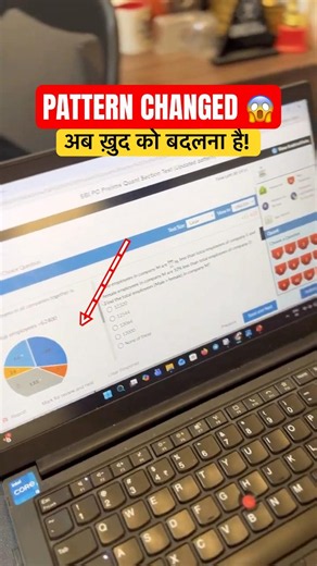 SBI PO Pattern Changed 😱 #sbi #sbipo #sbiclerk #di #datainterpretation #shortsfeed #bankersadda