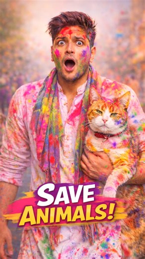 Warning: Do NOT Apply Colors on Animals 🚫🐾 | Vishal horror | #shorts