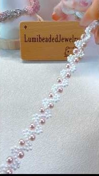 Making Soft Pastel Pearl Seed‑Bead Bracelet｜Heartfelt Hand‑Beading Full Tutorial