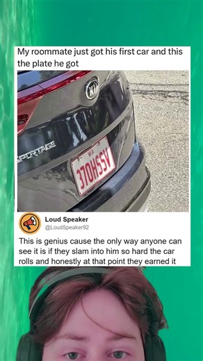 Upside Down License Plate Prank On First Car