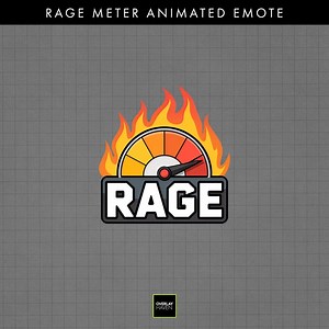 Rage Meter Animiertes Emote: Gaming Stream Overlay (GIF & PNG Digital Download - Etsy.de