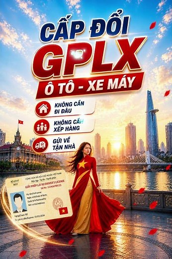 CẤP ĐỔI GIẤY PHÉP LÁI XE