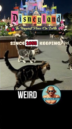 The Feral Cats of Disney #disneycats #bodhijackwisdom #shorts