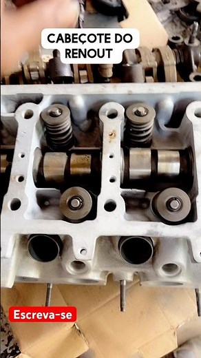 Cabeçote do renou cílio #cabeçote #carro #revisao #oficina #renou #clio