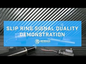 ROTOCON Brushless Slip Ring vs. Conventional Slip Ring (Signal / Noise Quality Demonstration)