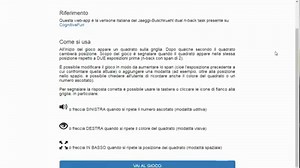 http://www.trainingcognitivo.it/GC/NBack Scopo dell'N-back è quello di ricordare la posizione e/o il colore del quadrato a distanza di più esposizioni (span). | Training Cognitivo
