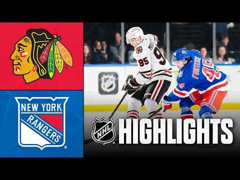 Blackhawks vs. Rangers | NHL Highlights | March 27, 2026