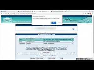 University College Major Declaration