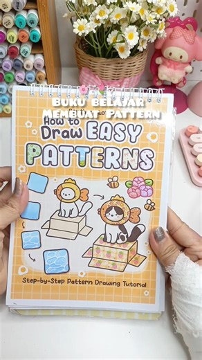 Buku How to draw easy patterns - Link di Bio no 171 #adultcoloringbook #howtodraweasypatterns