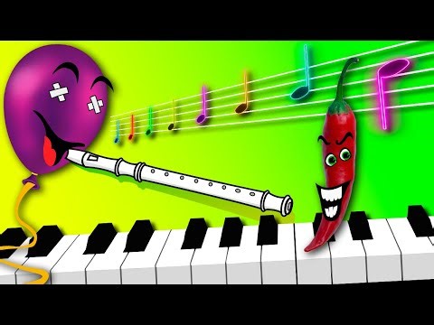 Funny Musical Notes for Kids | Bublobins TV