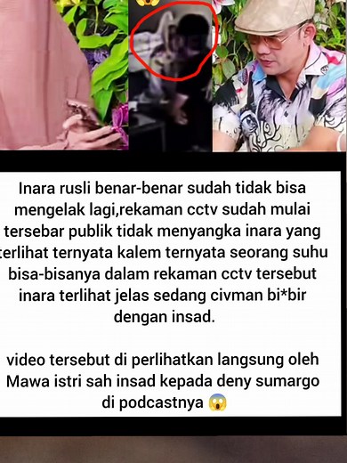 parah emang ternyata benar geng #viral #Fyp #inararusli #pelakor