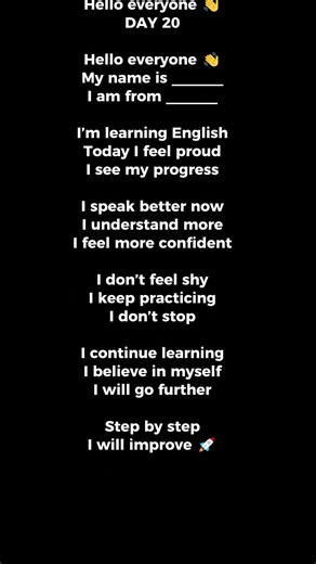 LEARN ENGLISH DAY 20 #englishspeaking #englishlearning #reading