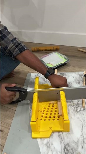 Miter box with Handsaw | Diy wood cutting #magiccraftworks