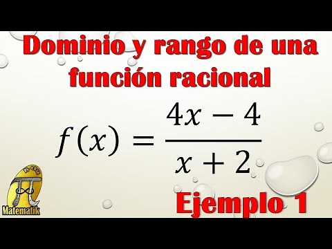 Domain and Range of a Rational Function | Example 1