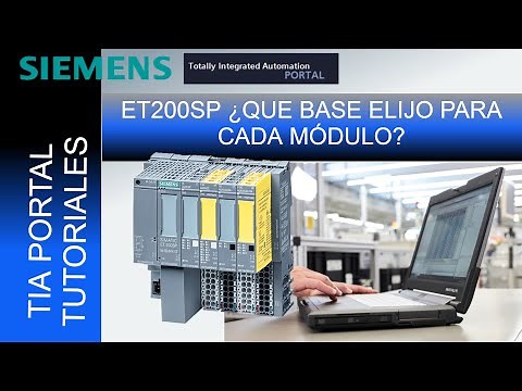 ET200SP ¿que base monto, la blanca o la gris?#14 ALIMENTACIÓN MODULOS siemens tia portal desde cero.