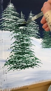 416K views · 5K reactions | Painting evergreen trees for beginners!  #Christmas #Christmastrees #tutorial #beginner | Emily Seilhamer Art | Facebook