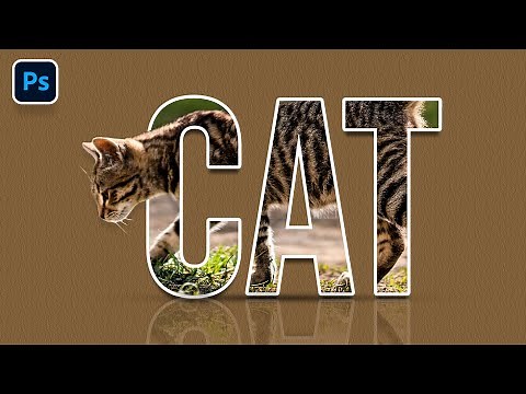 How to Create Text Masking Effect in Photoshop | GFX Tutorials