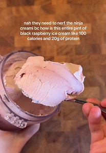 Black Raspberry Protein Ice Cream recipe (133 cal, 22g protein)