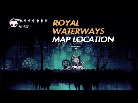 Hollow Knight - Royal Waterways Map Location Guide