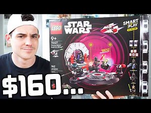 The MOST Expensive! LEGO Star Wars SMART PLAY: Throne Room Duel & A-Wing Review!
