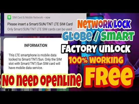 How to unlock Network lock or factory unlock Smartphone