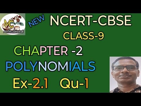#Maths#Class-9#Chapter-2#Polynomials #Ex-2.1 Qu-1 #NCERT-CBSE#Manan Coaching.