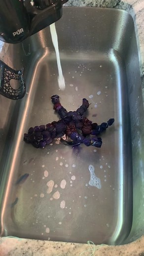 Purple Geode Tie Dye Reveal