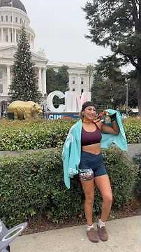 From spray tan to finish line—Lexi runs her first CIM Marathon! 26.2 miles of 916 pride. 🏁✨ #cim