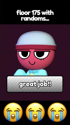 Getting floor 175 with random matchmaking ☠️ #roblox #dandysworld #update