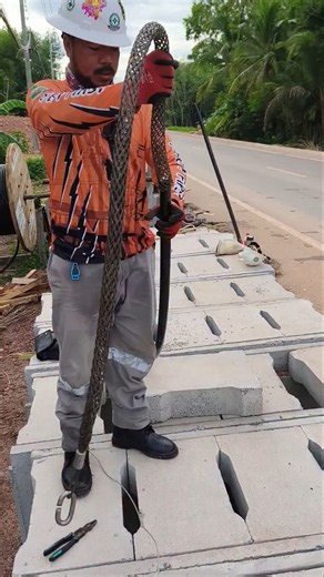 ⚡ Cable Pulling Grip | How Linemen Secure and Pull Heavy Cables #Lineman #PowerLine #Construction
