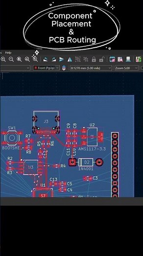 From Schematic to 3D PCB | RP2040 Pico in KiCad #embedded #raspberrypico#kicad#pcbdesign#robotics