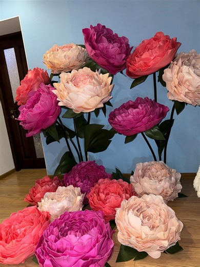 Giant Peony: Handmade Decorative Flower, 80- 200 Cm - Etsy