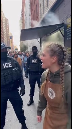 Barista stands up to ICE | Mike Wayne