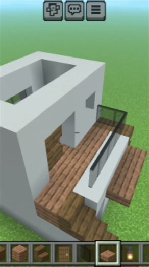 Minecraft Tiny Modern House #youtube #minecraft #youtubeshorts #mcpebuilds #chaeunwoo #sweetpappaya