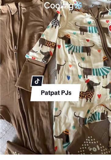 Bamboo Pajama’s for our skin sensitive babies! @PatPat Official