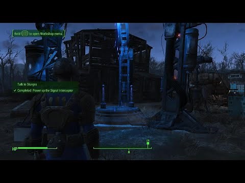 How to Power Up Signal Interceptor + Stabilized Reflector Platform Location, Fallout 4