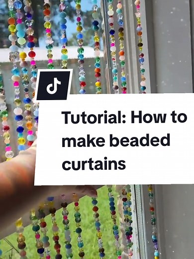 How to Make Beaded Curtains Tutorial