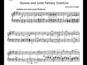 Tchaikovsky "Romeo & Juliet", piano transcription