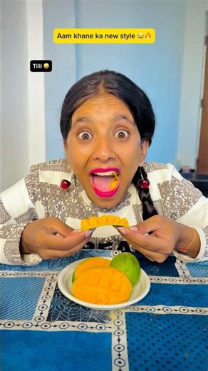 Aise Kaun Aam Khata Hai?🥭😂| family😅#shorts #indian #comedy #relatable #chotabhai #mango