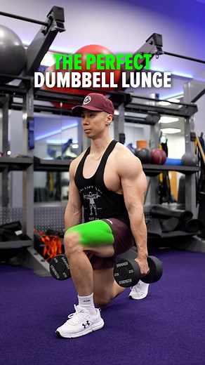 304K views · 3.6K reactions | ✅ The PERFECT Dumbbell Static Lunge...