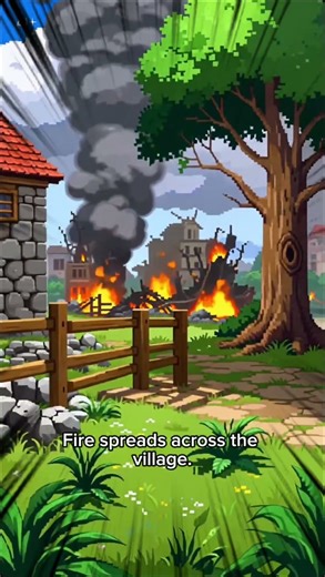 Minecraft Foreground Calm, Background Disaster 😌🔥