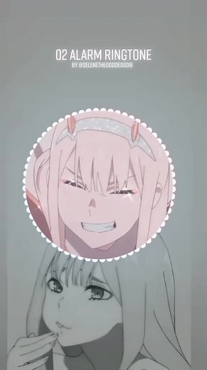 02 Alarm Ringtone, free to save for personal use #animeringtone #zerotwo #zerotwoedits #code002 #animealarm #alarm #ringtone