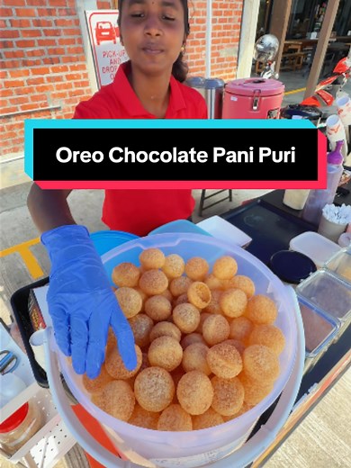 Oreo Chocolate Pani Puri at Chutneys & Chai