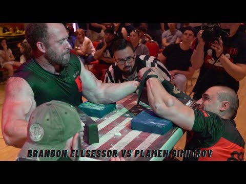 Plamen Dimitrov vs Brandon Ellsessor [official video] Be Strong ArmWrestling