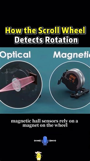 How the Scroll Wheel Detects Rotation#knowledge #science #usa