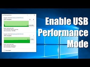 How To Enable USB Better Performance Mode