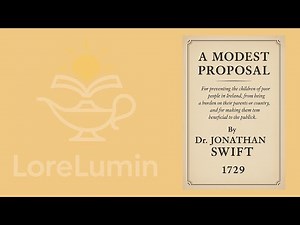 A Modest Proposal | Dr. Jonathan Swift (1729) - Full Unabridged Audiobook | LoreLumin 🎧