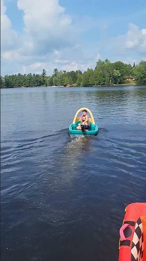 Little tikes tug boat with motor