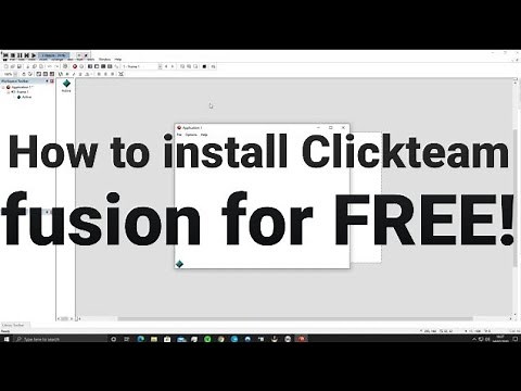 How to get Clickteam Fusion 2.5 free edition set up